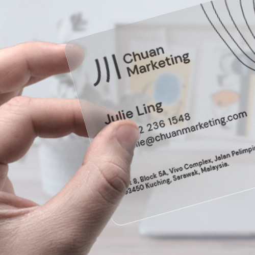 Frosted Name Card Material
